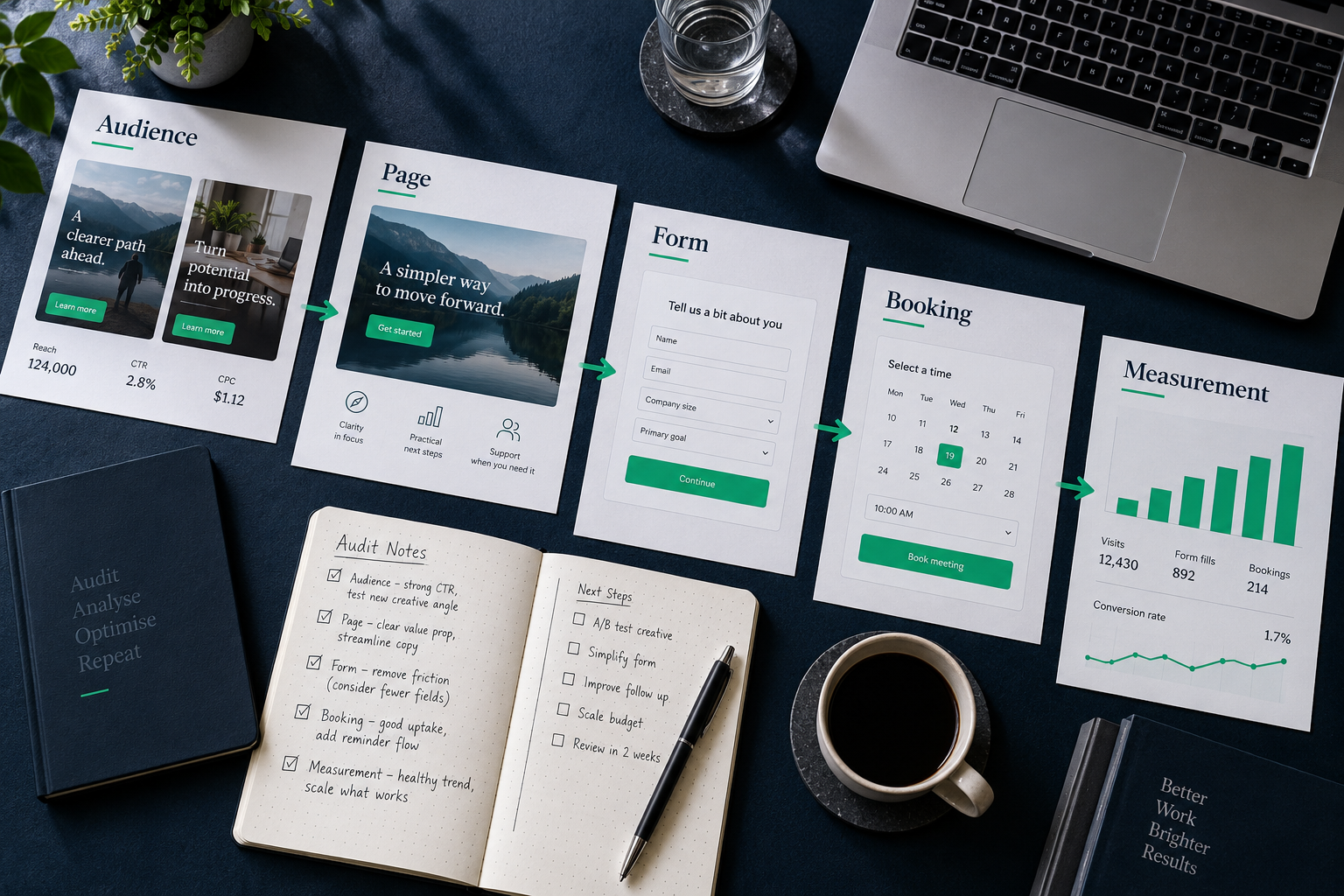 SEO audit report with prioritized technical and content findings