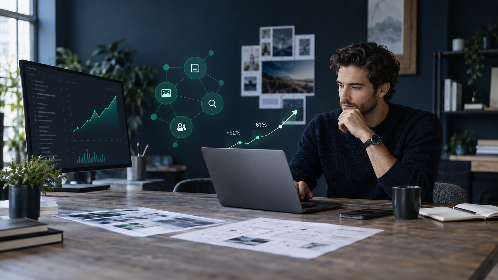 Enterprise SEO planning and reporting workspace